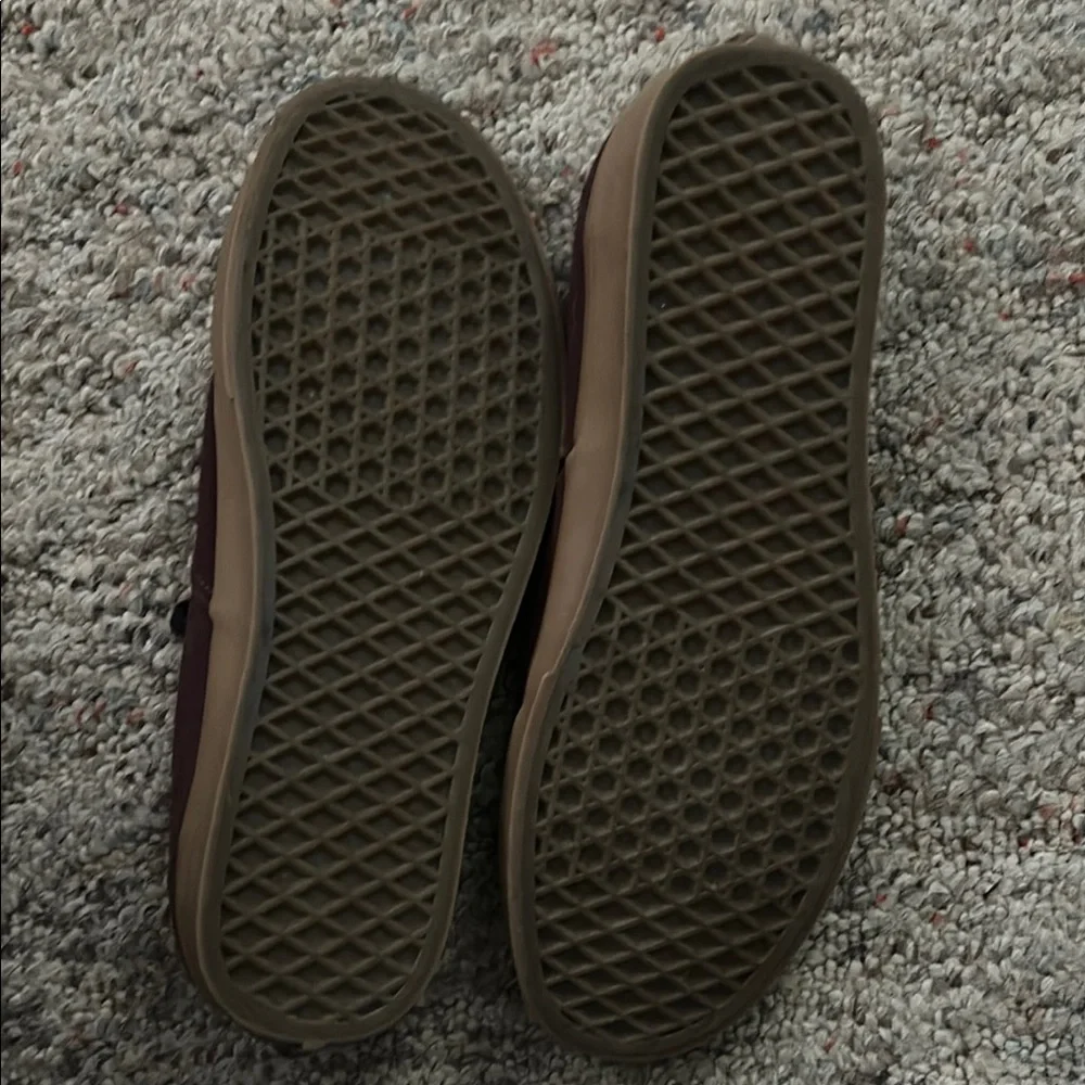 Vans maroon and gum Sneakers Classic Canvas Design - Picture 2 of 3